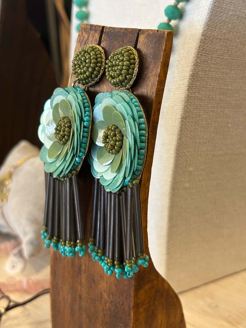 Exclusive handcrafted earrings - boho chic fashion Torremolinos Malaga